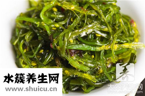 海帶炒好