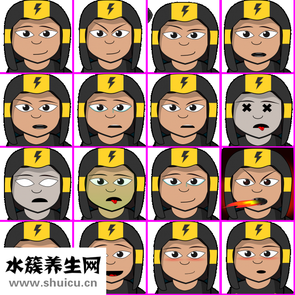 頭部骨骼結構圖