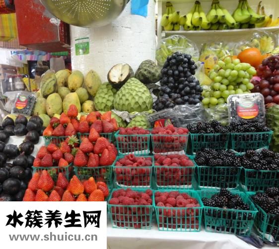 新鮮的水果