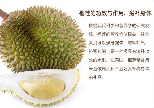 榴蓮的營養價值，榴蓮的營養價值表