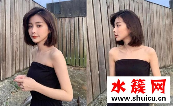 適合大臉的短發發型