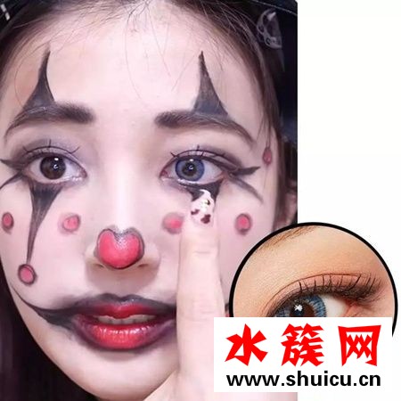 萬圣節小丑妝