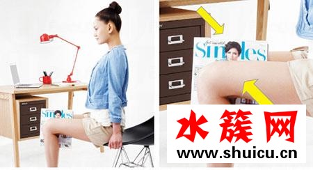 簡易辦公室瘦腿法 坐著就能解決下半身水腫問題 怎么瘦腿