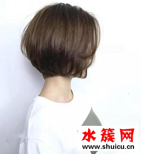紋理燙短發女圖片