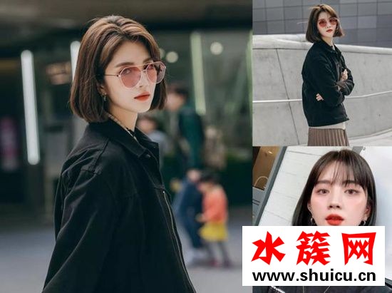 2019流行齊臉短發圖片